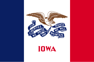 Iowa state flag